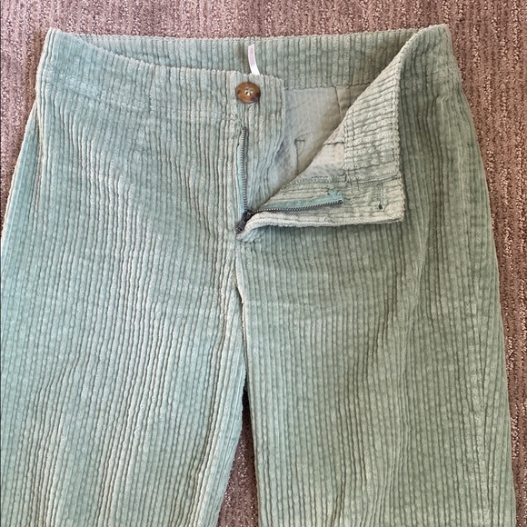 Free People Graceland Sage Green Corduroy Suit Set - Picture 7 of 14